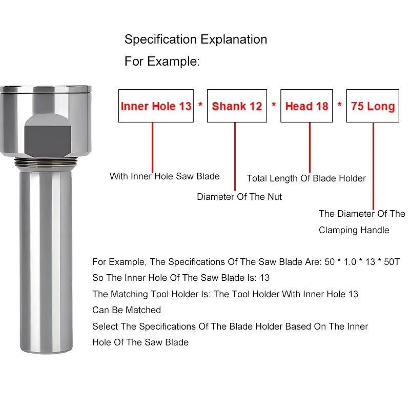 Держатель лезвия пилы из вольфрамовой стали SHAZAM