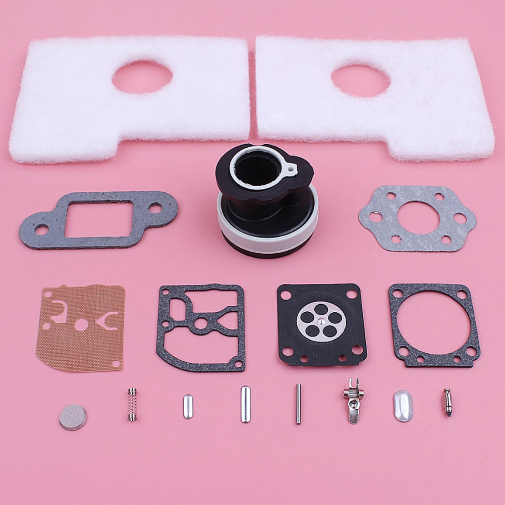 

Carburetor Repair Rebuild Kit Intake Manifold Carb Seal Muffler Gasket Filter For Stihl MS180 MS170 018 017 MS 180 Chainsaw Part