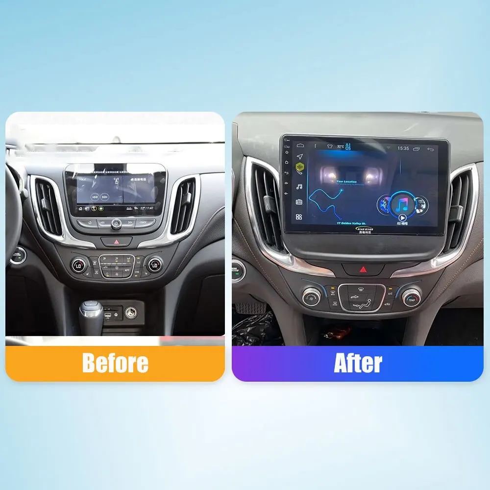 10 33-дюймовый автомобильный радиоприемник для Chevrolet Equinox 16-18 2Din Android восьмиядерный