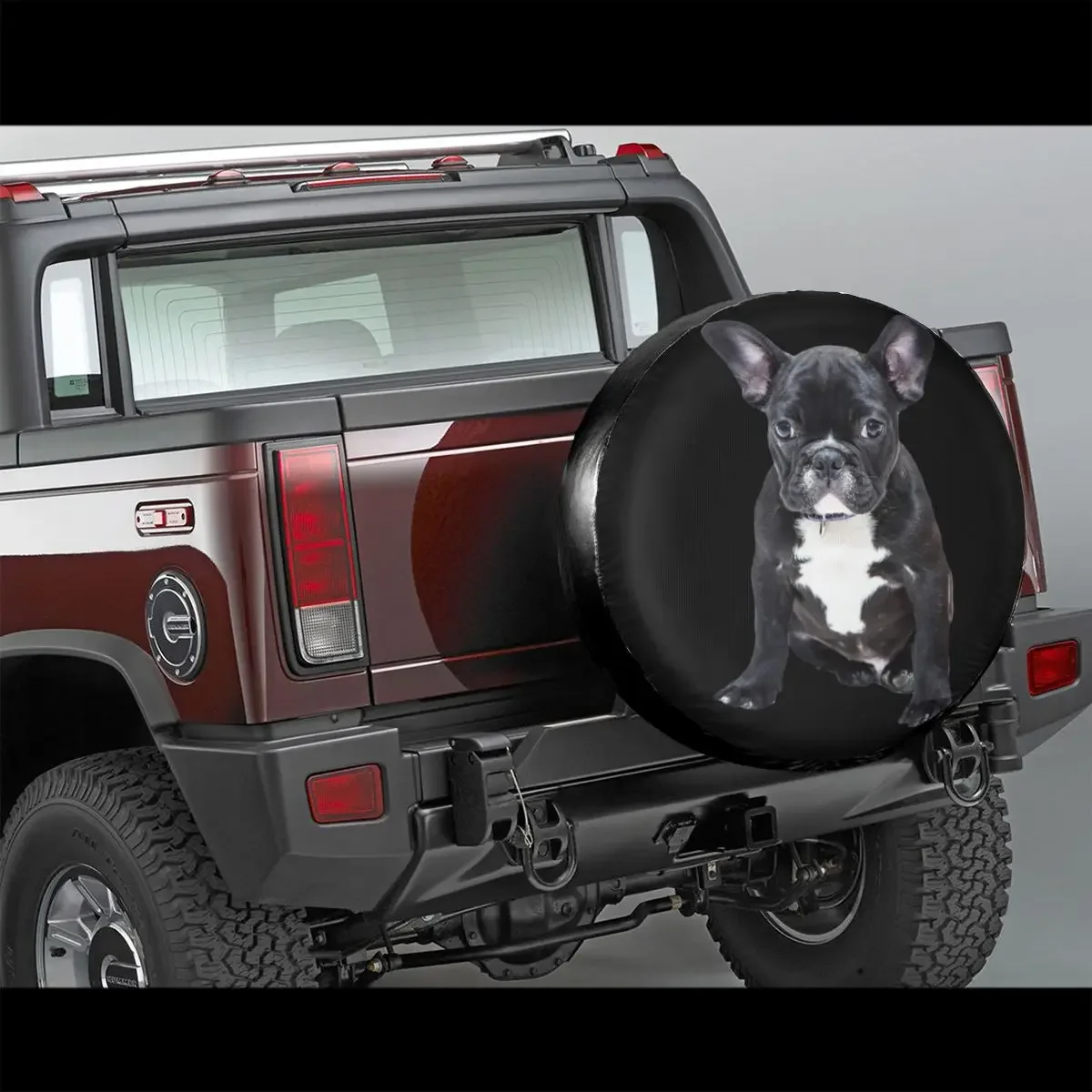 Чехол для запасного колеса с французским бульдогом сумка Jeep Hummer щенка собаки