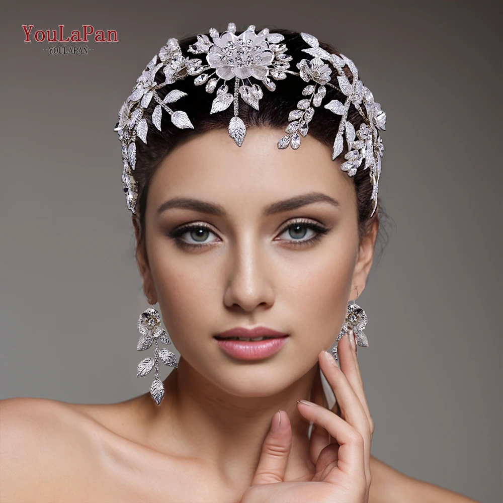 Головной убор женский из сплава с цветами HP509