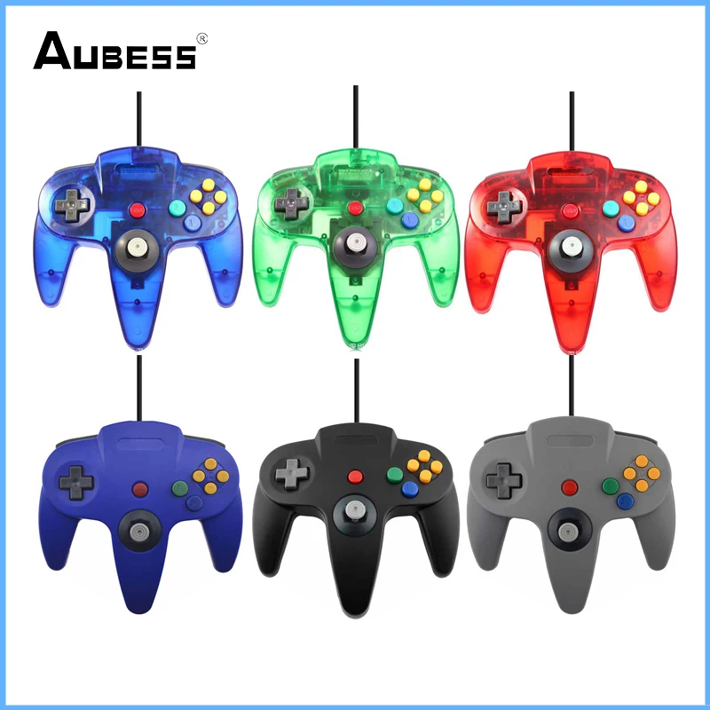 

N64 Port Wired Gamepad For Nintendo 64 Host N64 Controller Gamepad Joystick For Classic 64 Console Games For Mac Computer PC