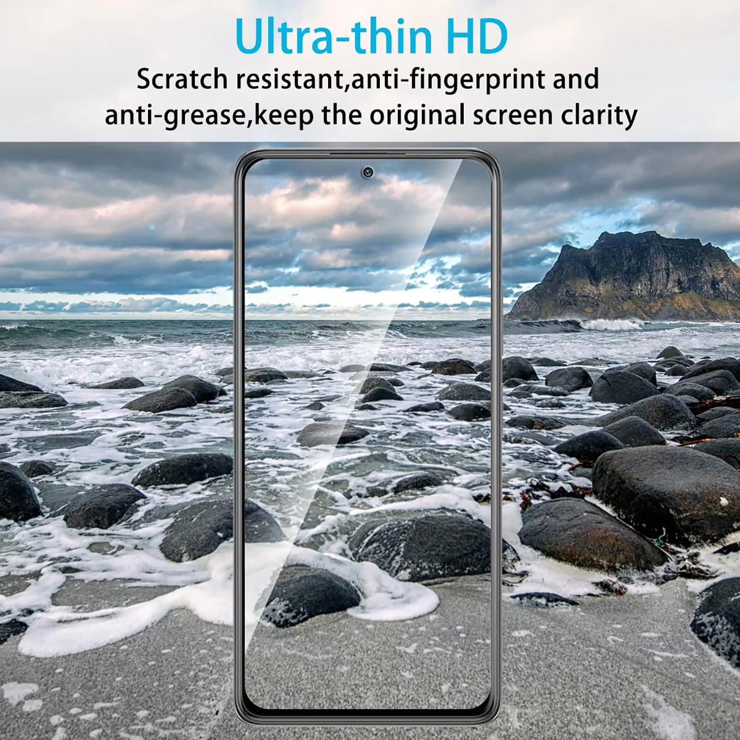 2/4Pcs Screen Protector Glass For Xiaomi Redmi Note 10 10S Pro 5G Tempered Glass Film