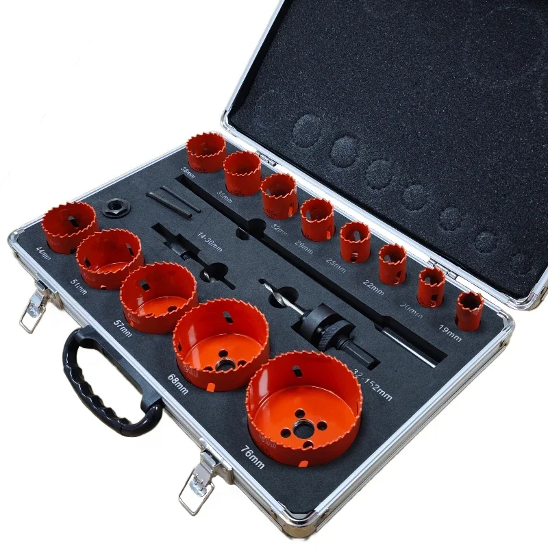 Кольцевая пила MDBT кольцевая для резки стали 19-76 мм метрическая Imperial Size13 ПК набор