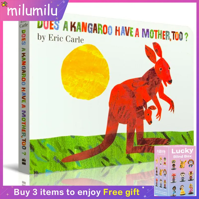 

Оригинальные детские популярные книжки MiluMilu, есть ли кенгуру, у мамы, также Эрик, картонная книга, окрашивание английской активности