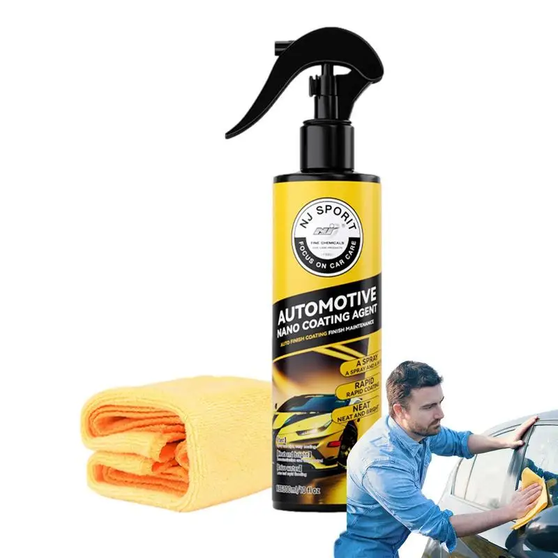 

300ml Car Coating Spray Quick Detail Agent Extend Protection Of Waxes Multipurpose UV Protection Nano Repair Coating For Cars