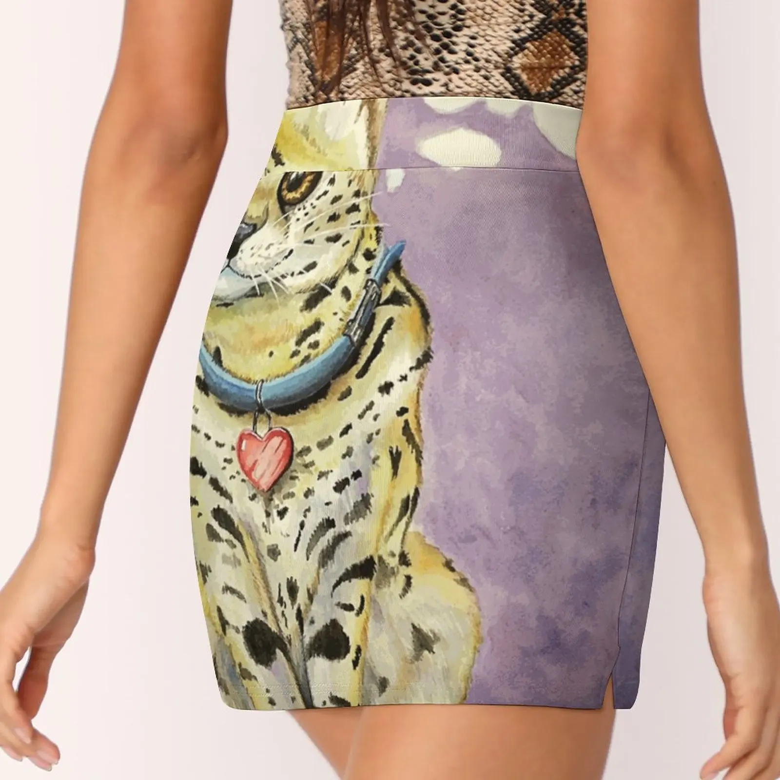 Летние женские шорты Always On My Mind юбка 2 в 1 для фитнеса йоги теннисные юбки Serval Cat