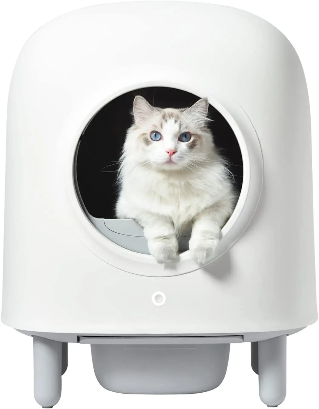 

Automatic Smart Cat Litter Box Self-cleaning Sandbox Pet Closed Tray Toilet Detachable Bedpan Deodorization Large Space for Cats