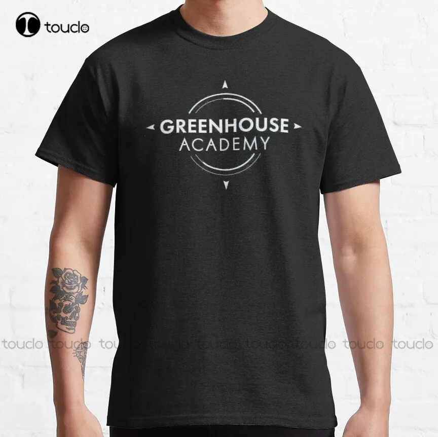 

Greenhouse Academy Classic T-Shirt Mens 3Xl T-Shirts High Quality Cute Elegant Lovely Kawaii Cartoon Sweet Cotton Tee Shirts New