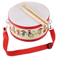 drum wood kids early educational musical instrument for children baby toys beat instrument hand drum toys