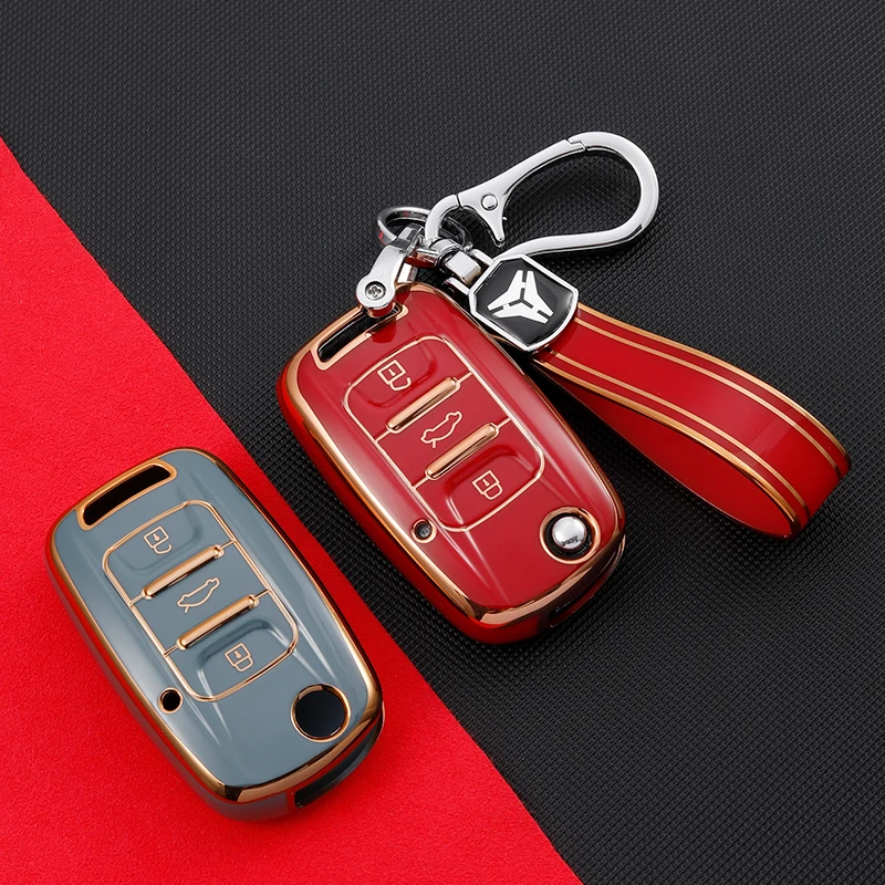 

Soft TPU Car Remote Key Case Cover Shell Fob Keychain For Wuling HongGuang Macro Light S1 Baojun 730 510 560 310 630 310W