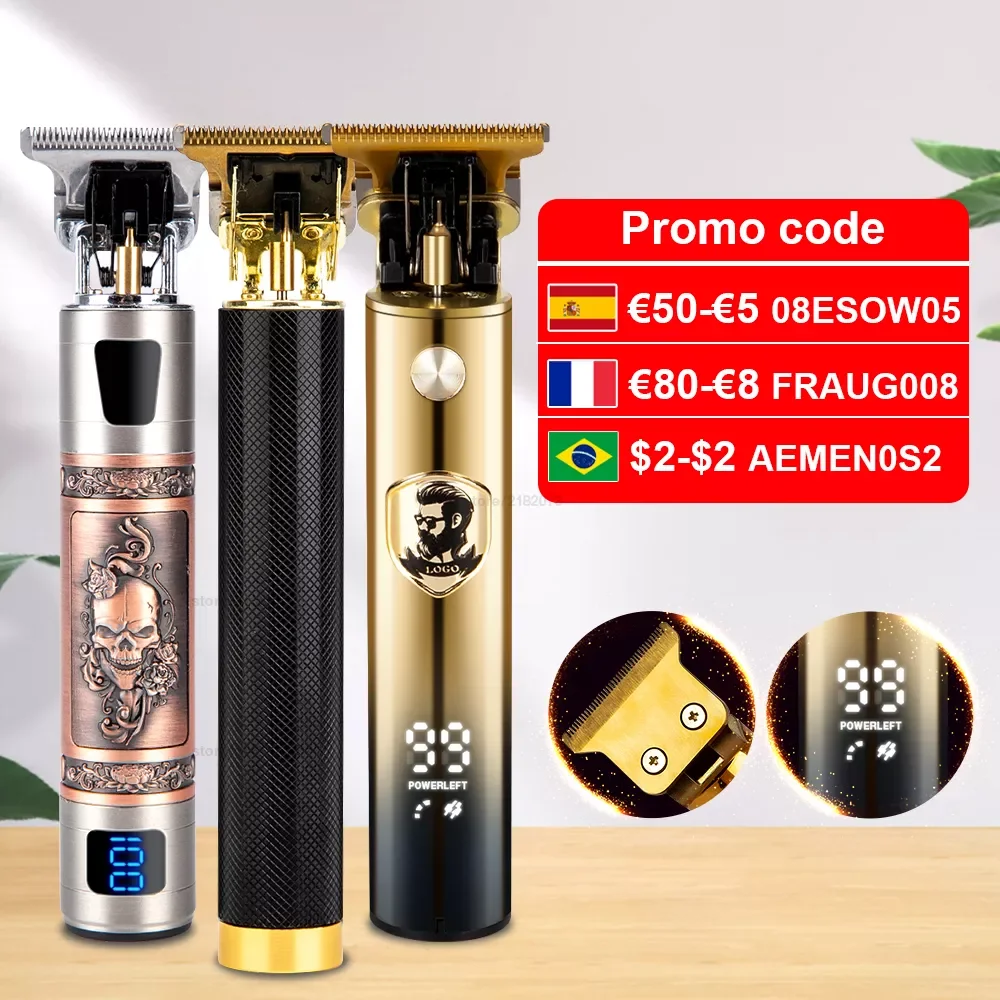 

2021 New Hair Trimmer Electric Hair Clipper Professional Shaver Beard Barber 0mm Men Hair Cutting Machine For Men Haircut Style
