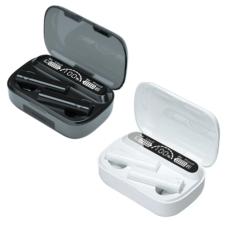 

Bluetooth-наушники TWS, IPX7, 9D стерео, с двойным микрофоном, 2000 мА · ч