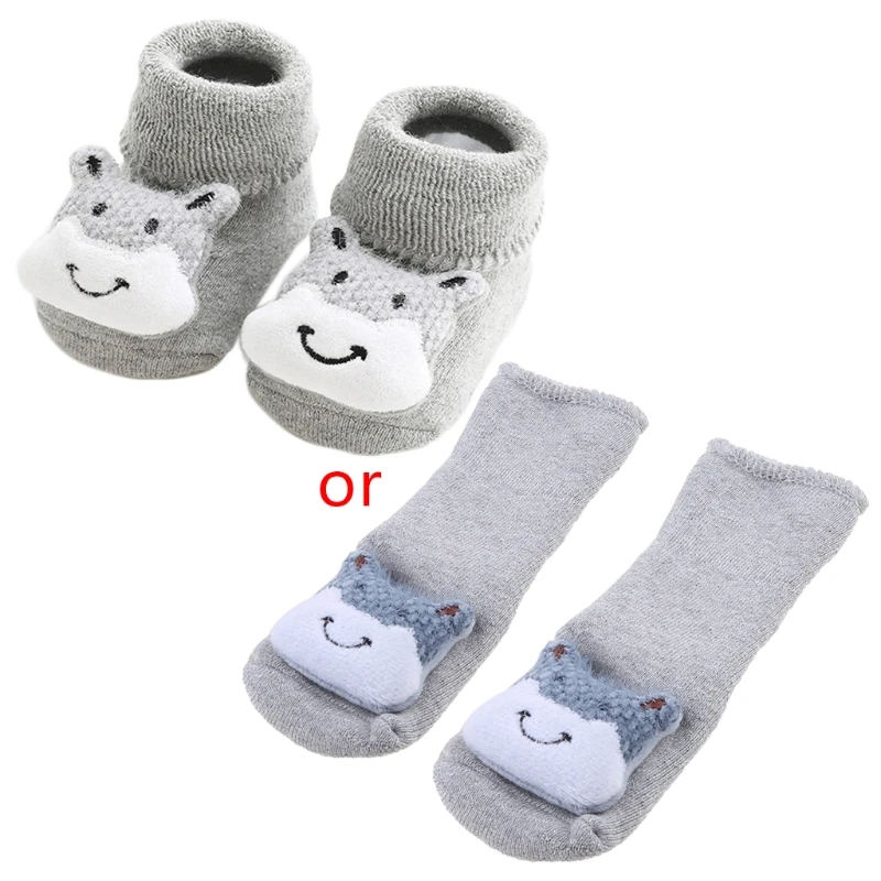 

Осенние Вязаные гольфы выше колена, однотонные гольфы для младенцев