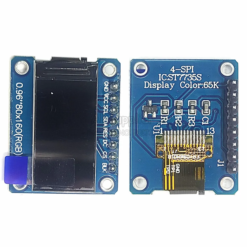 

0,96 дюймовый TFT-дисплей IPS ЖК-экран 80*160 ST7735 Драйвер IC RGB полный цвет 8Pin