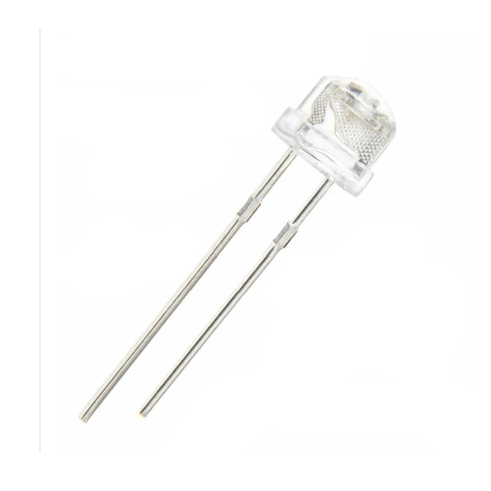 

50pcs 5mm Straw Hat RGB Red Green Blue Light Emitting LED Lamp Slow Flashing NEW