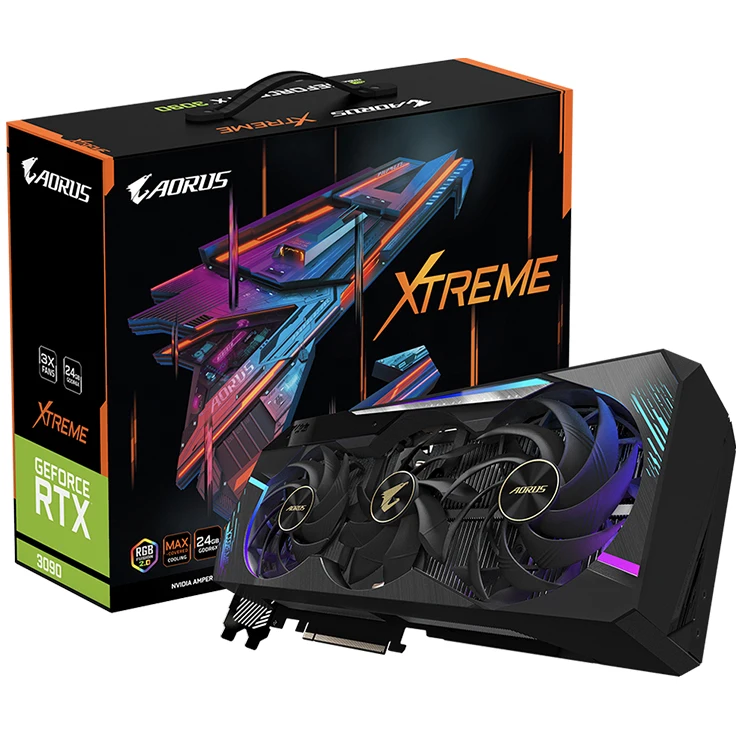 

HOT GIGABYE AORUS GeForce RTX 3090 XTREME 24GB Gaming Graphics Cards With GDDR6X 4 Years Warranty 30 Series 3080 3070 3060TI