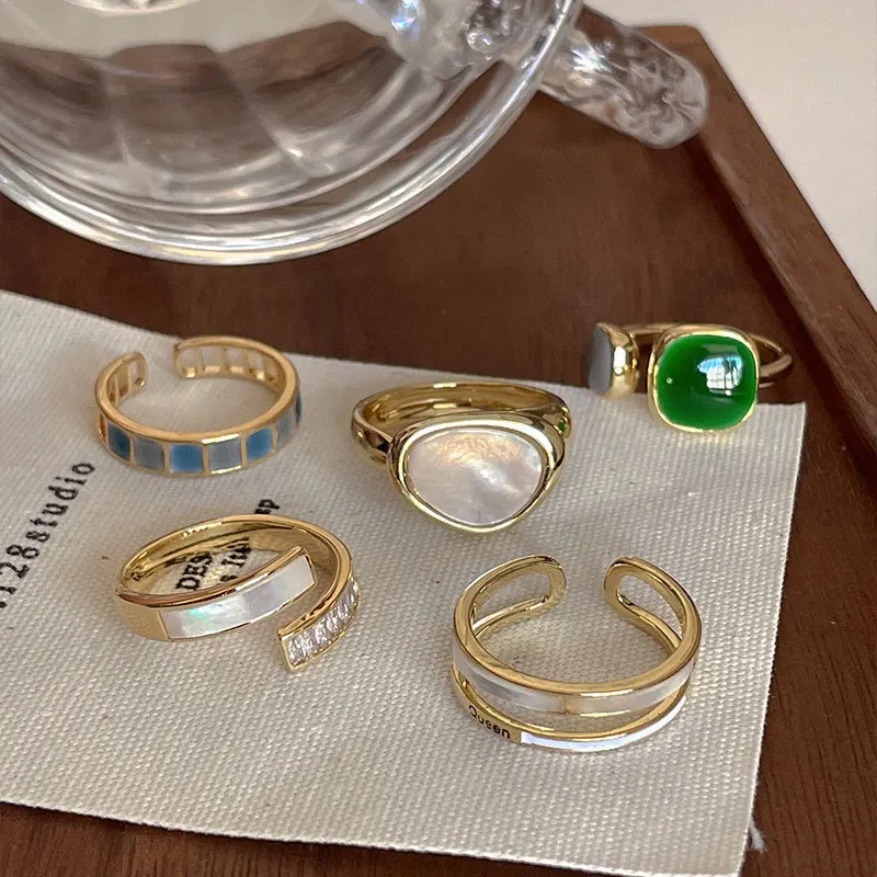 

Rings Design For Women Sense High End Female Fashion Personality Cold Niche Aesthetic Japanese Light Luxury Ins Ring Teens New