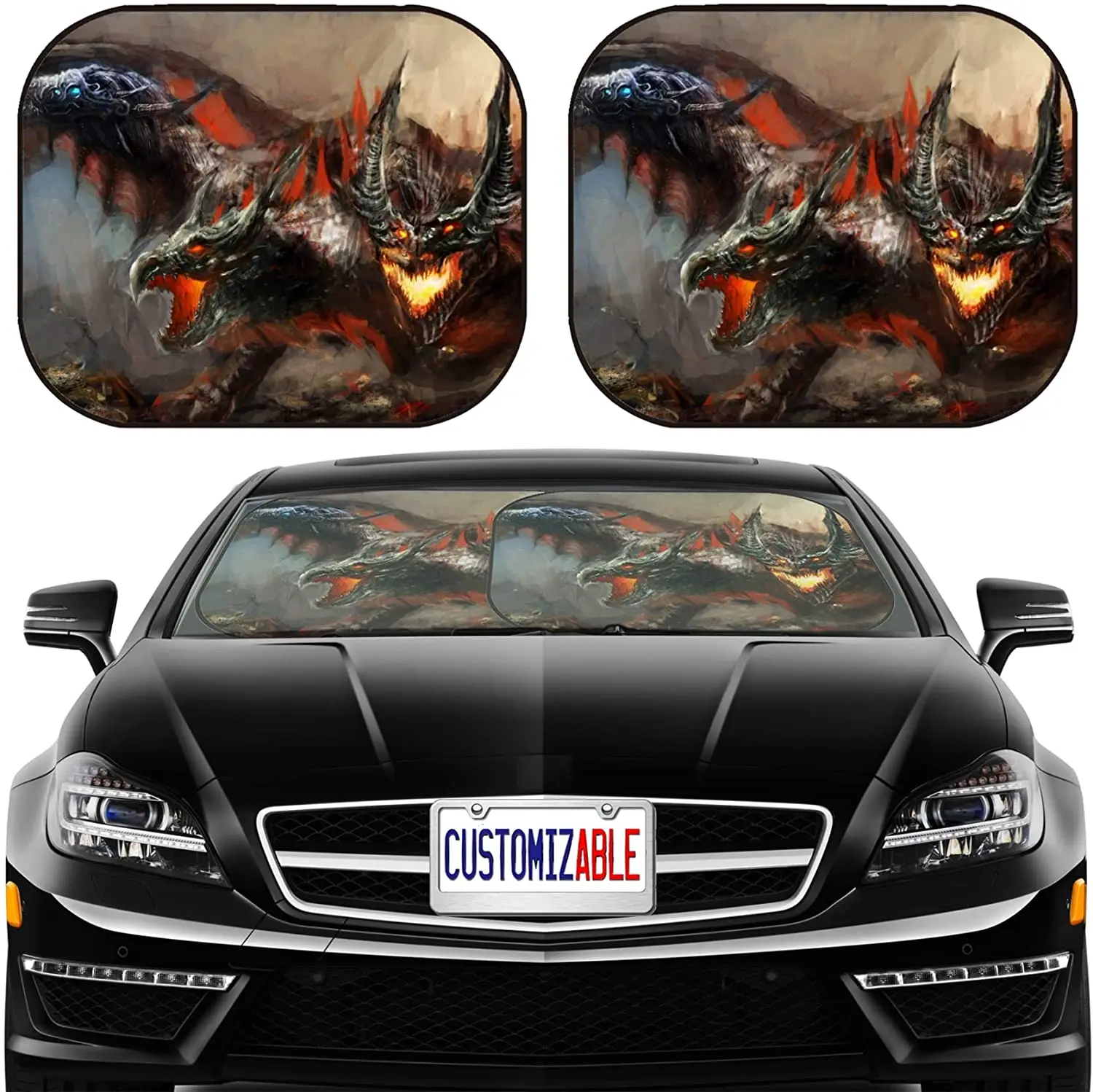MSD Car Sun Shade Windshield Sunshade Universal Fit 2 Pack, Block Sun Glare, UV and Heat, Protect Car Interior, Image ID: 148739 MSD Car Sun Shade Windshield Sunshade Universal Fit 2 Pack, Block Sun Glare, UV and Heat, Protect Car Interior, Image ID: 148739