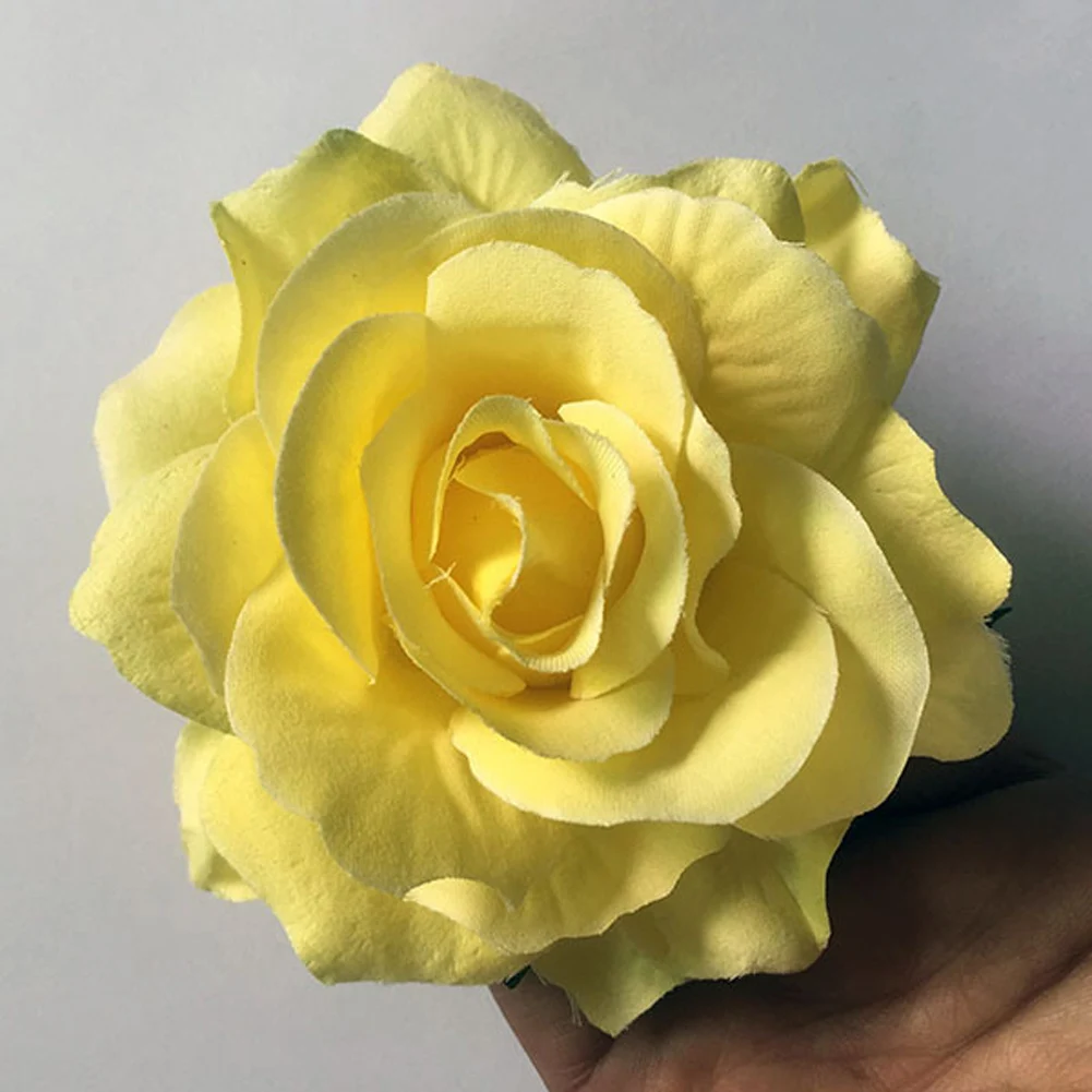 Заколки для волос с цветами DIY головной убор невесты флокированная ткань заколка