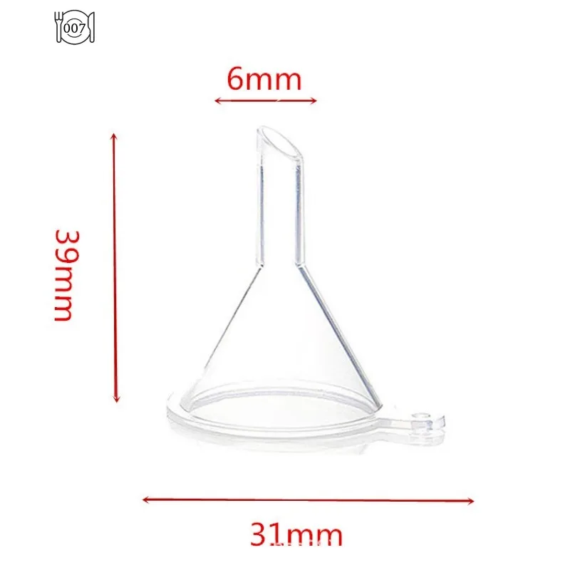 Пластиковый прозрачный мини-контейнер для жидкости FunnelSmall Mouth