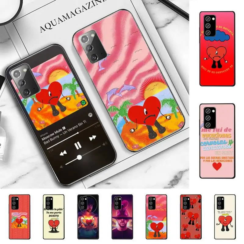 

Un Verano Sin Ti Bad Bunny Phone Case for Samsung Note 5 7 8 9 10 20 pro plus lite ultra A21 12 72