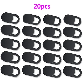 20PCS Mobile Phone Privacy Sticker WebCam Cover Shutter Magnet Slider Plastic For iPhone Web Laptop PC For iPad Tablet Camera
