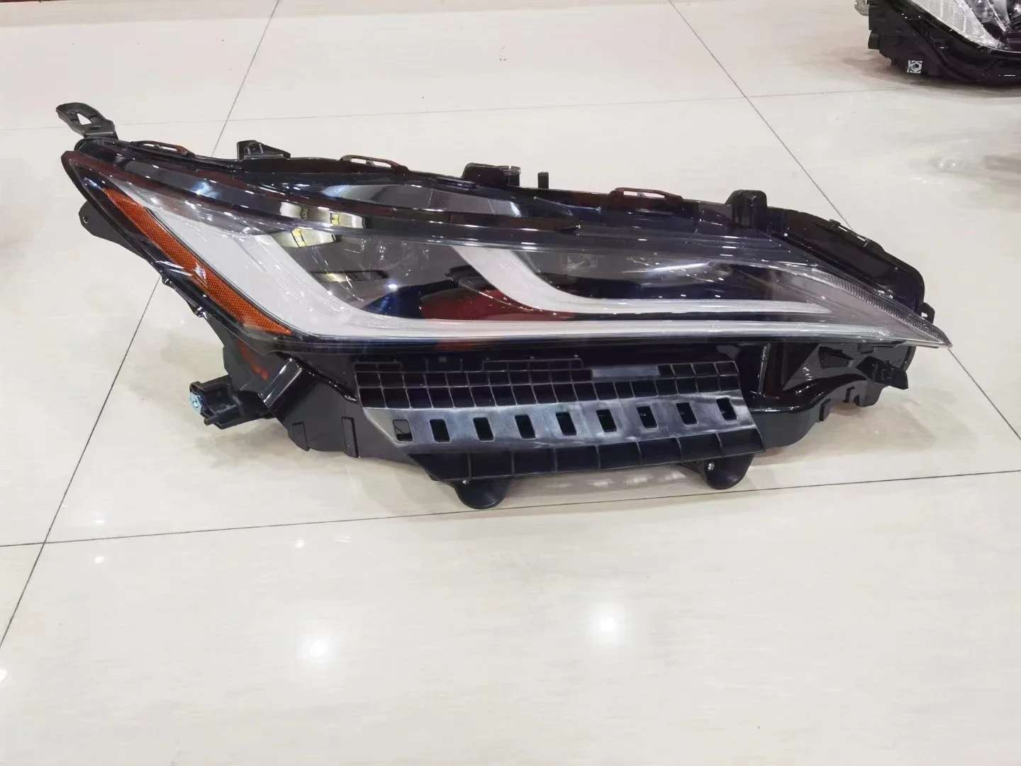 Высококачественный головной фонарь стильное украшение белый ABS хромированный