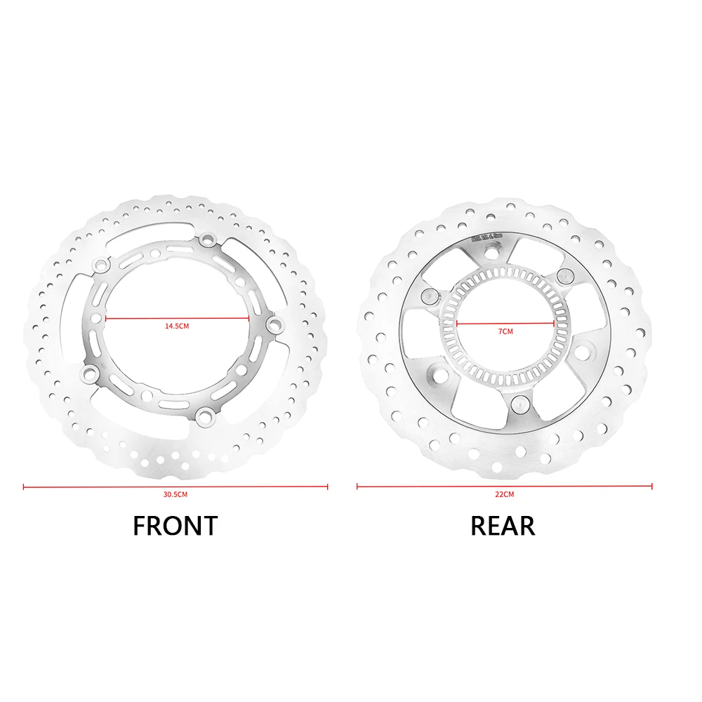 Мотоциклетный стальной передний и задний ротор тормозного диска для Kawasaki Ninja 400