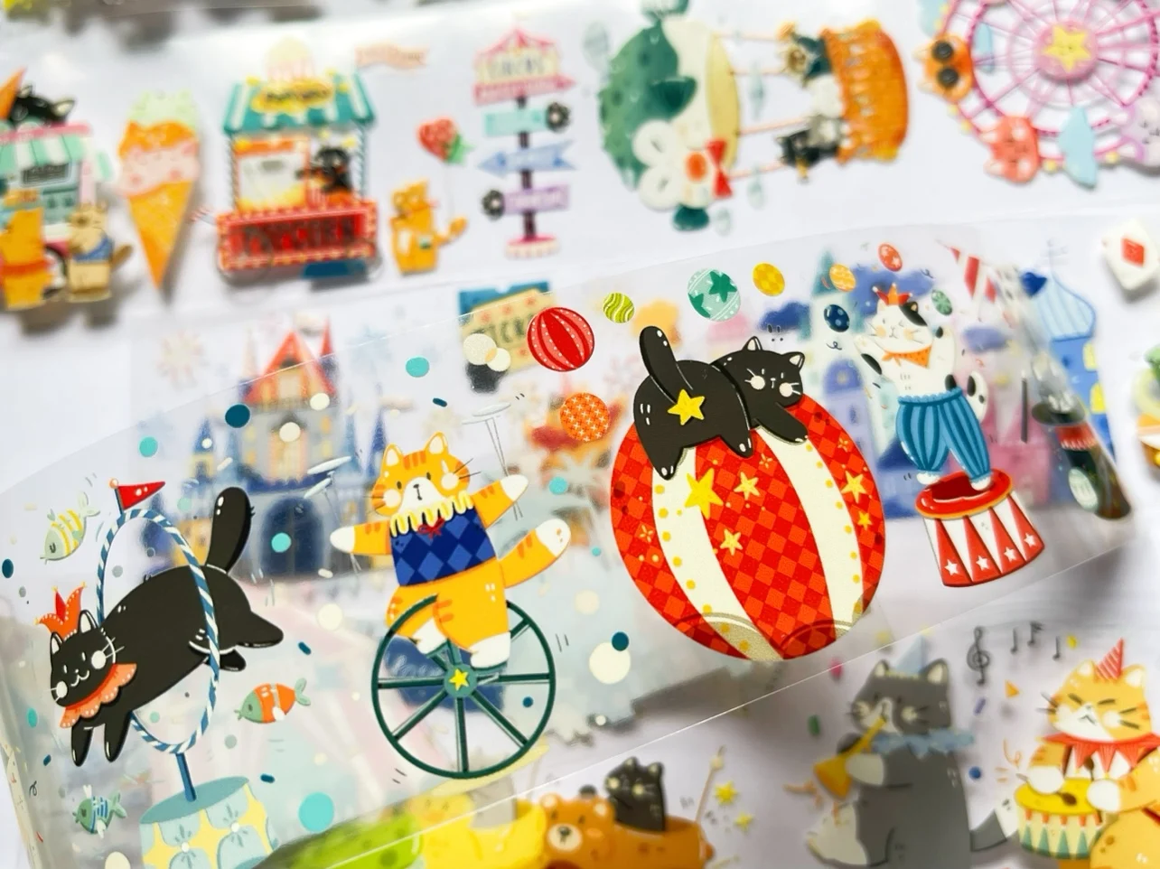 

Washi ленты для записей о путешествиях с кошками