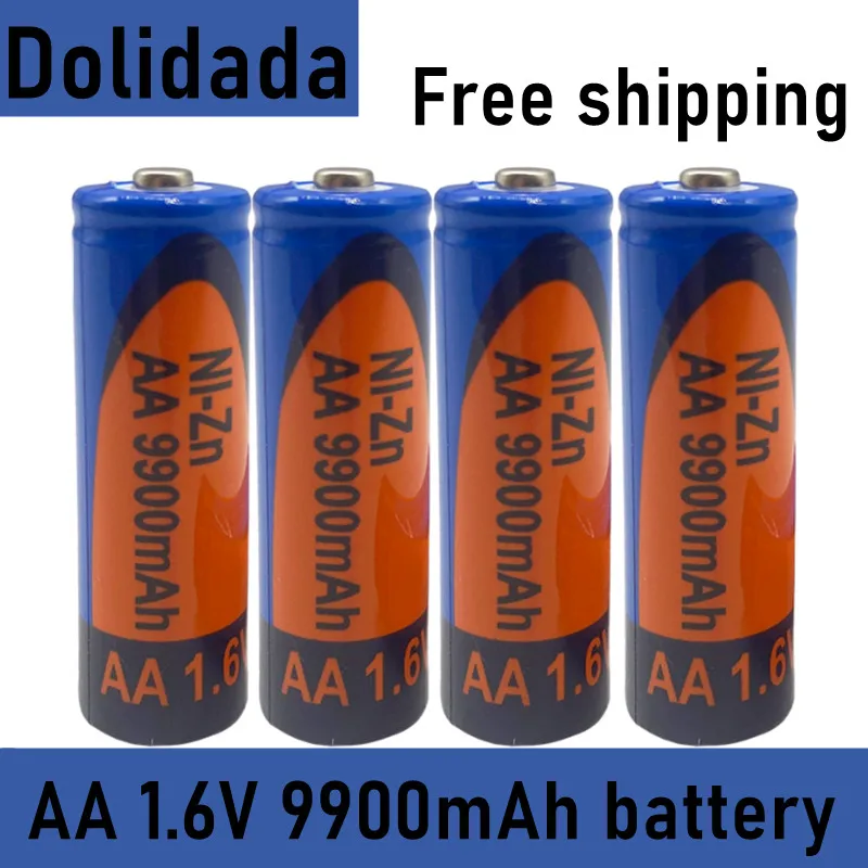 

New Ni-Zn AA rechargeable battery 1.6 V 9900 MAH charge more stable, life is 5 times of 1.5 V series battery,can be recycled