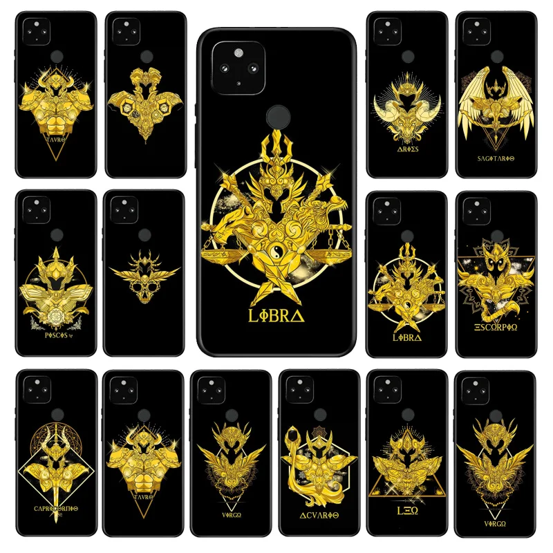 Значок знака зодиака в стиле аниме Saint Seiya для Google Pixel 6A 6 Pro 5A 4A 3A 4 XL 5 3 2 - купить по