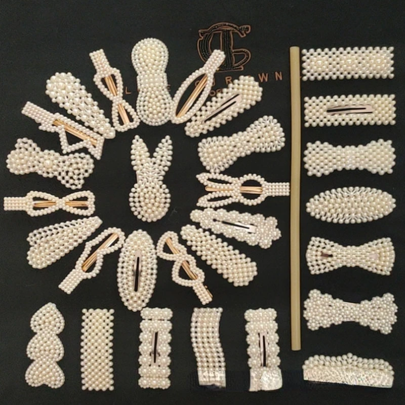 

Корейская версия, встроенная жемчужная заколка для волос, новинка, Женская челка, зажим для волос, головной убор