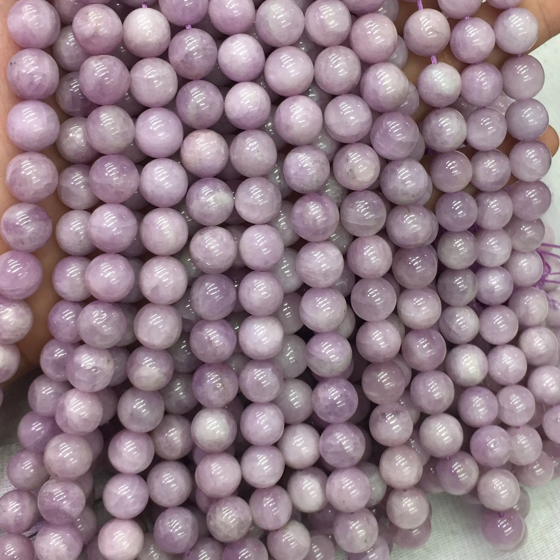 

Genuine Kunzite Beads Natural Stone Beads 10mm 15''