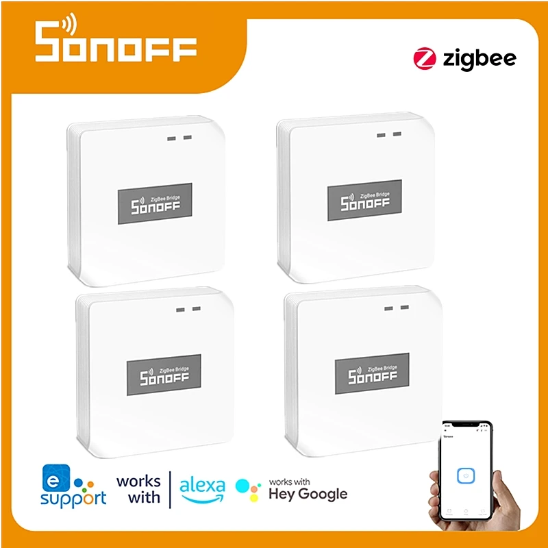 

2022 SONOFF ZBBridge умный Zigbee мост дистанционное управление ZigBee и Wi-Fi устройства на EWeLink APP работает с Alexa Google Home