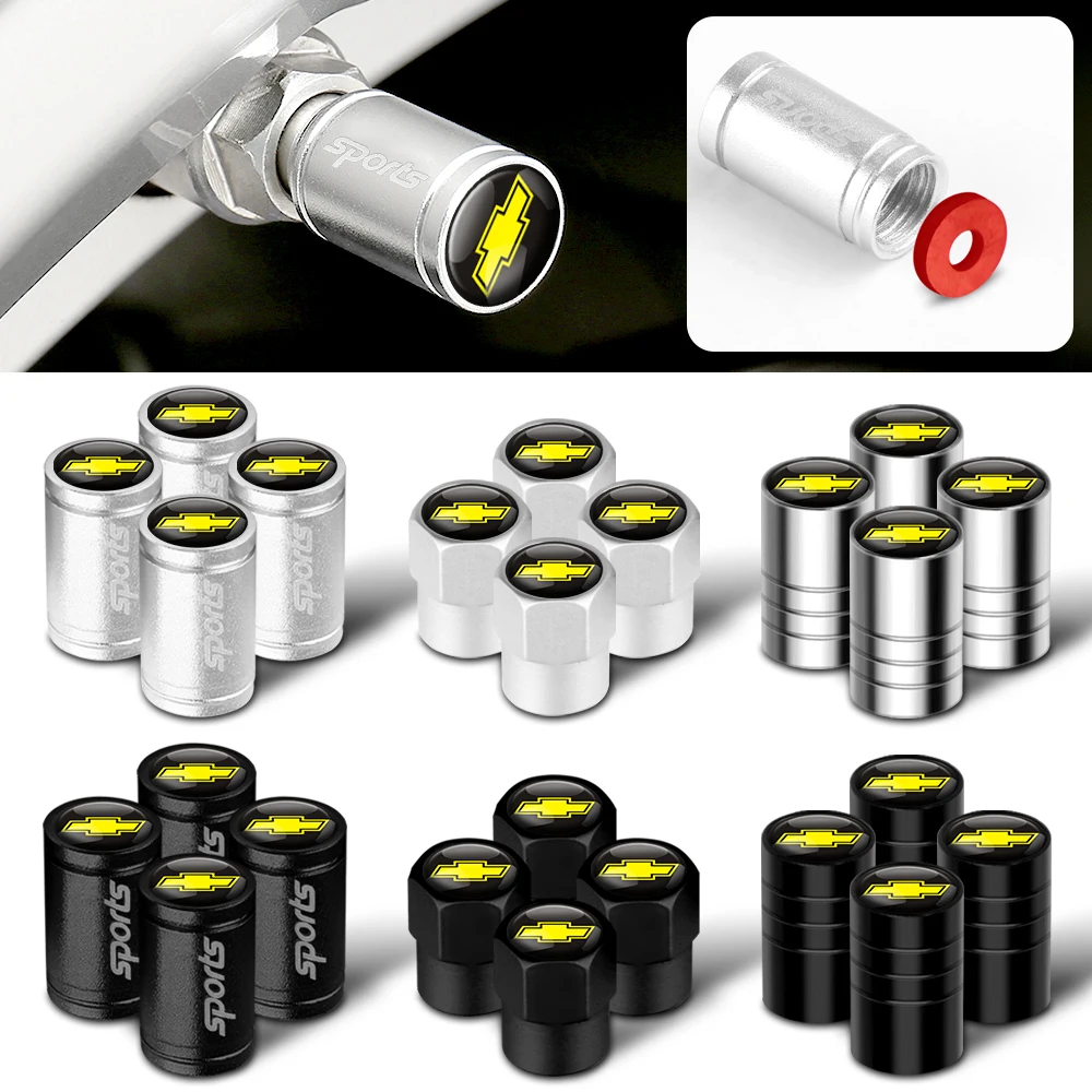 

4pcs Car Badge Metal Wheel Tire Valve Caps Covers Auto Accessories For Chevrolet Cruze Captiva Sail Lacetti Spark Sonic Malibu