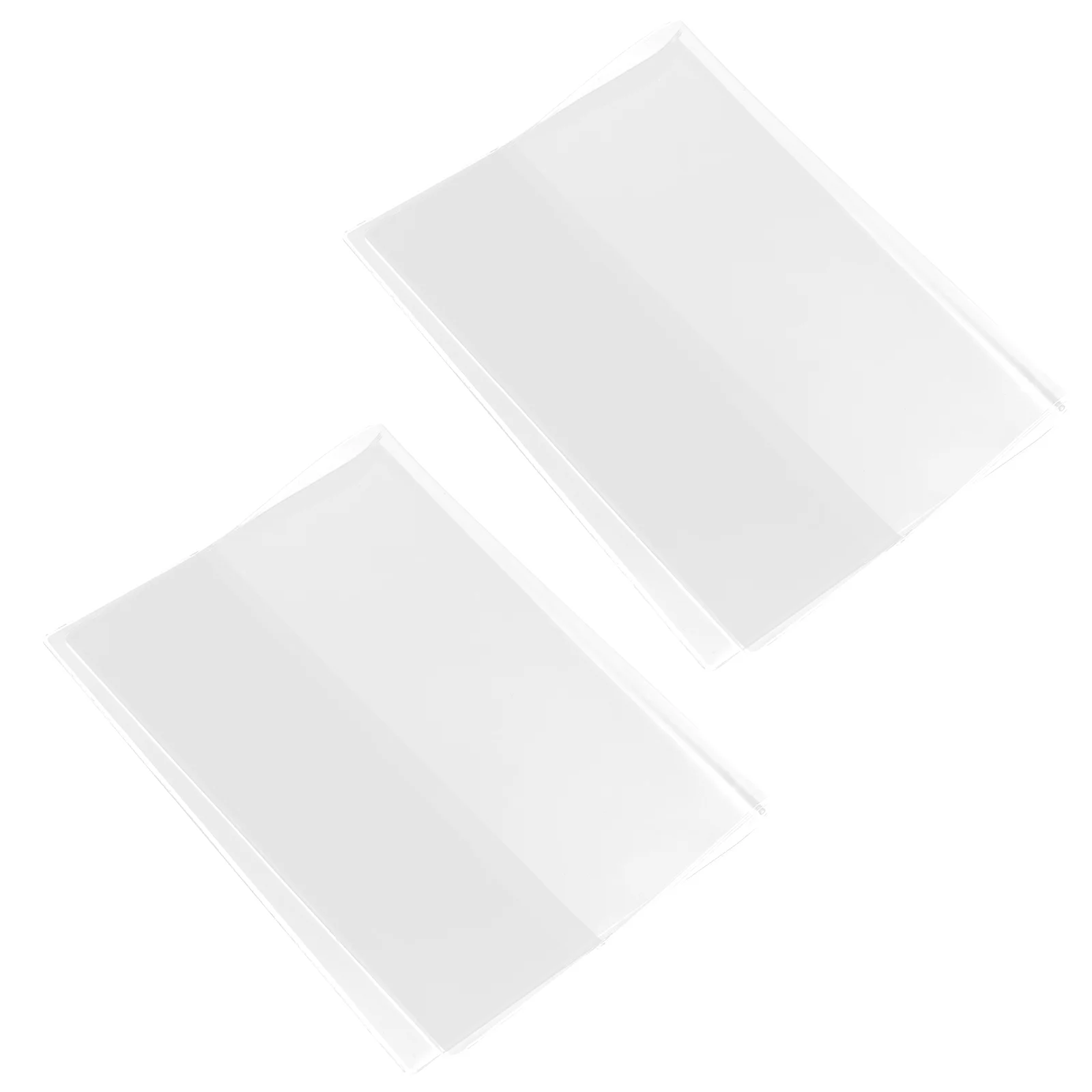 

2 Pcs A5 Transparent Protective Case Students Textbook Film Plastic Cover Scrapbooking Protection Practical Paper Notebook