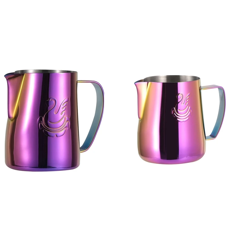 

Stainless Steel Coffee Frothing Pitcher Thicken Milk Jug Cream Frother Pitcher Latte Art Cup Bar Accessory