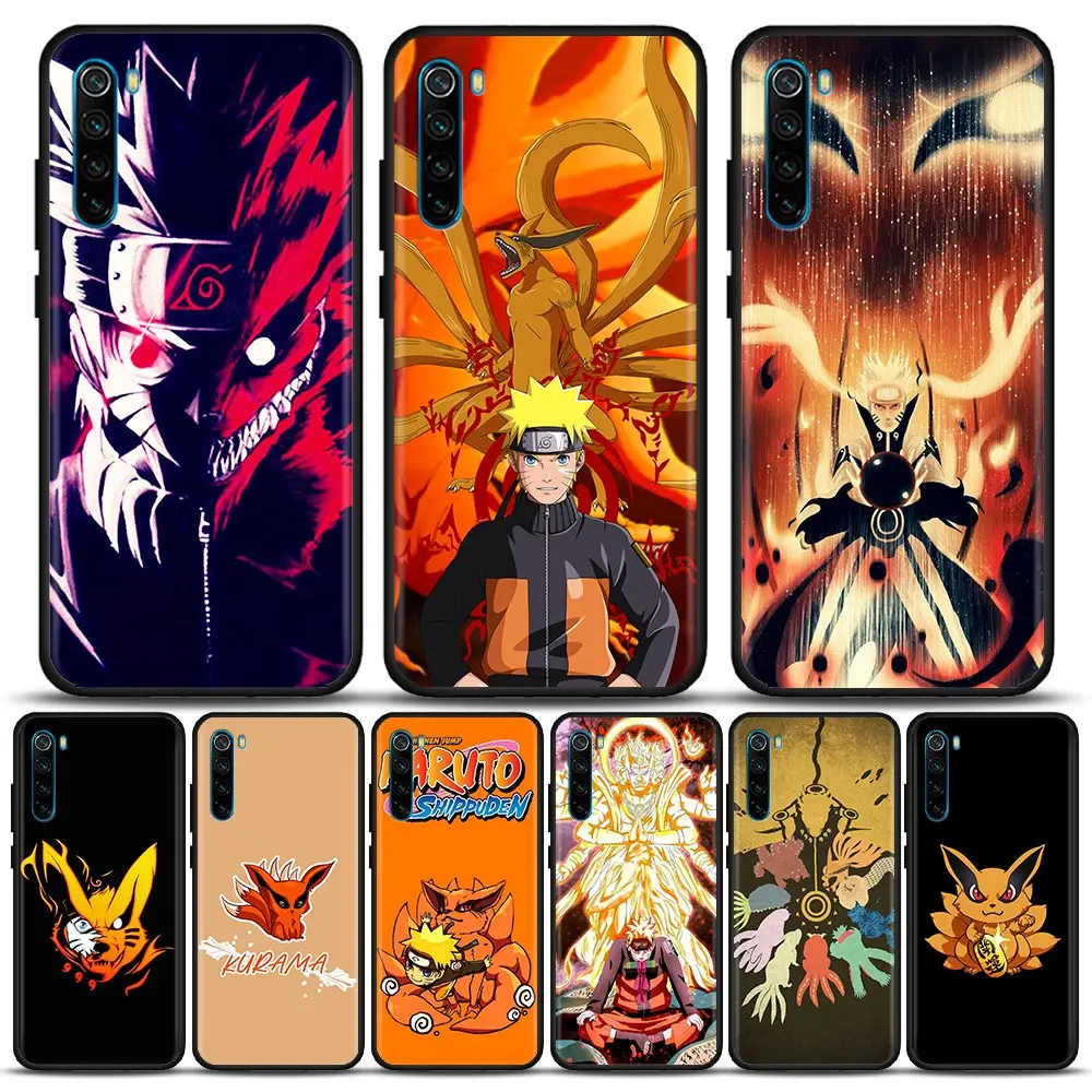 

Naruto Kurama Uzumaki Naruto Phone Case for Redmi 6 6A 7 7A Note 7 8 8A 8T Note 9 9S 4G 9T Pro Case Soft Silicone