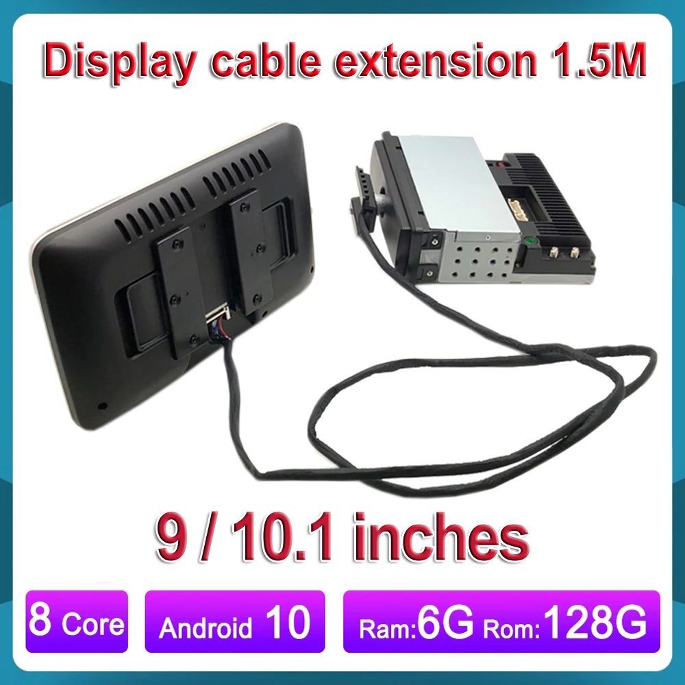 Универсальный Автомобильный мультимедийный плеер 8 ГБ + 128 Гб сенсорный экран 9/10 1