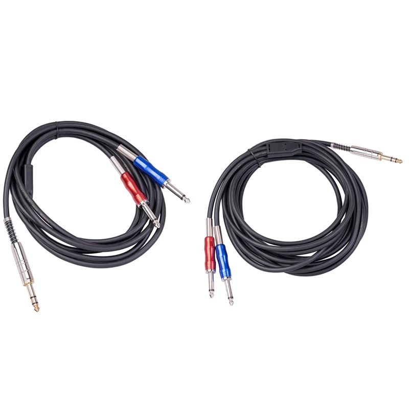 

Кабель-разветвитель со штекером 1/4 дюйма на двойной 1/4 дюйма (6,35 мм)