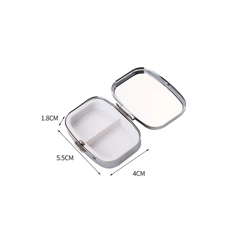 Металлический Контейнер для лекарств Bling Diamond дорожная портативная коробка