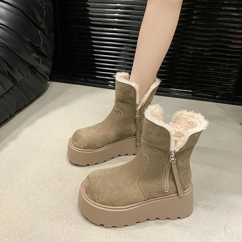 Обувь Женские сапоги Плюшевые австралийские роскошные дизайнерские