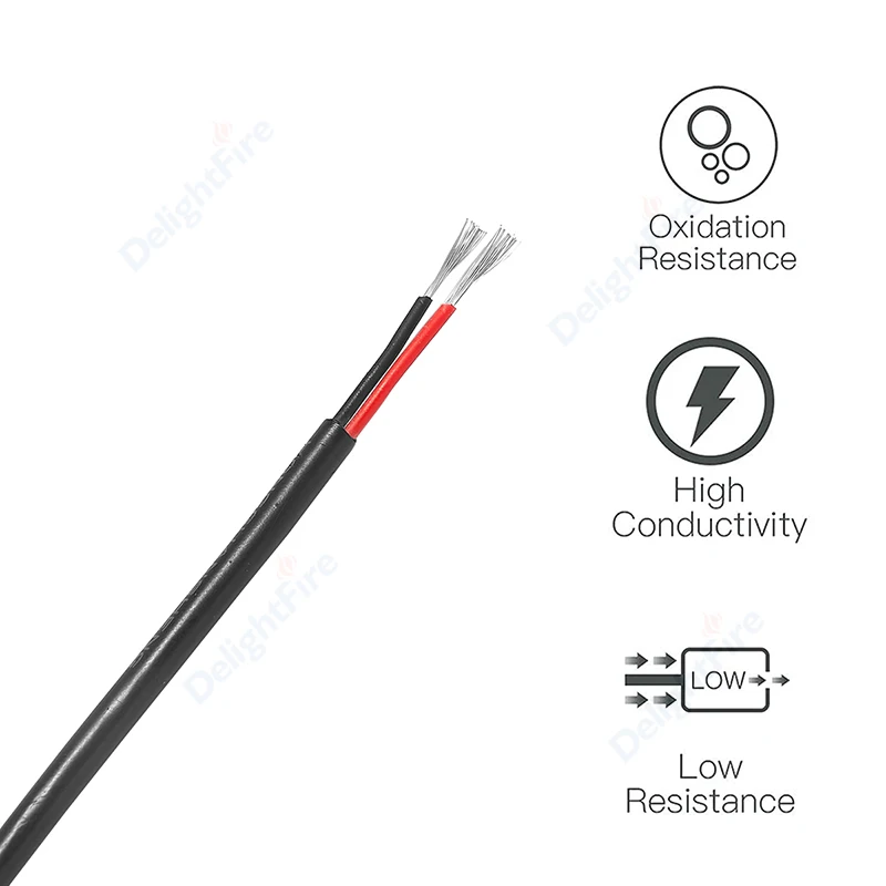 2 Pin Электрические провода луженая медная проволока автомобильный ...