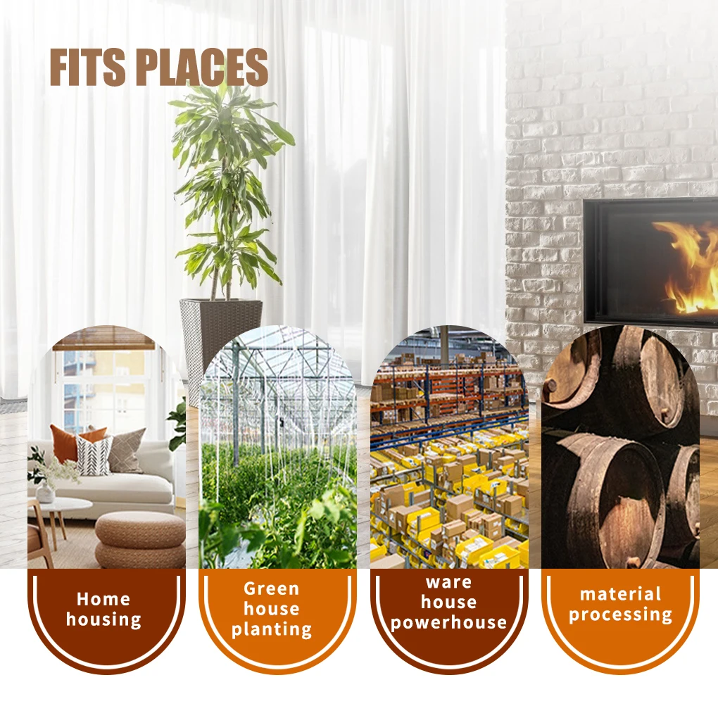 

Air Quality Detector Digital Display Thermometer Hygrometer Concentration Analyzer with LCD Screen Semiconductor White
