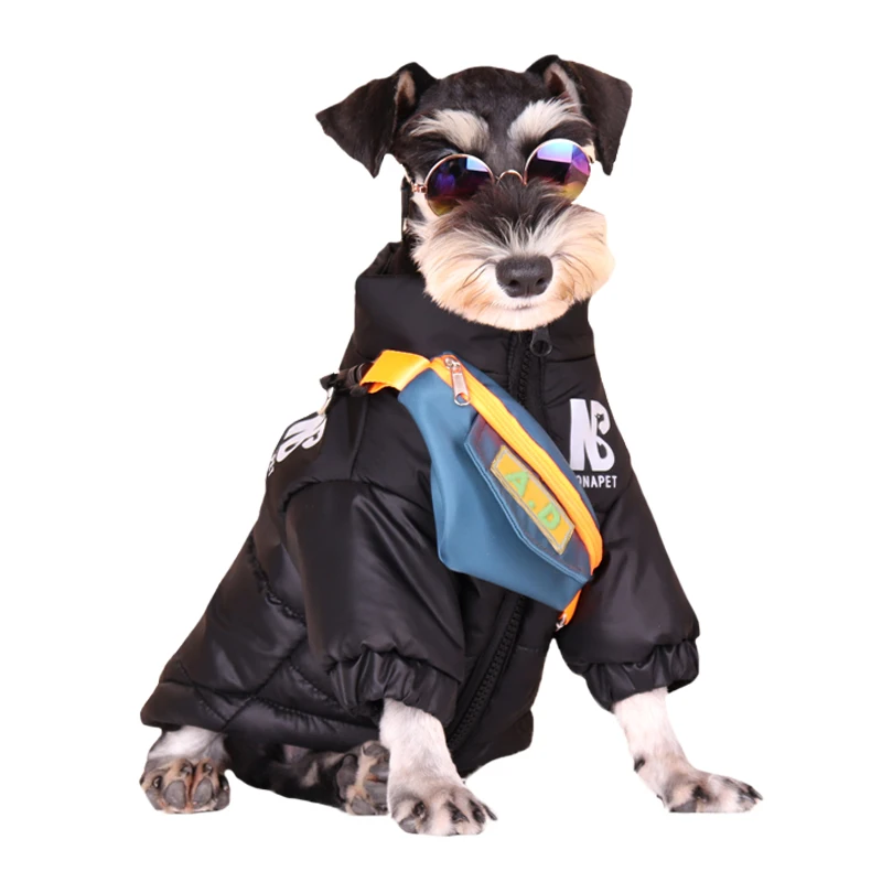 

Winter Large Pet Dog Jacket Warm Windproof Dog Clothes French Bulldog Reflective Costume Chihuahua Small Medium Dogs Outfits