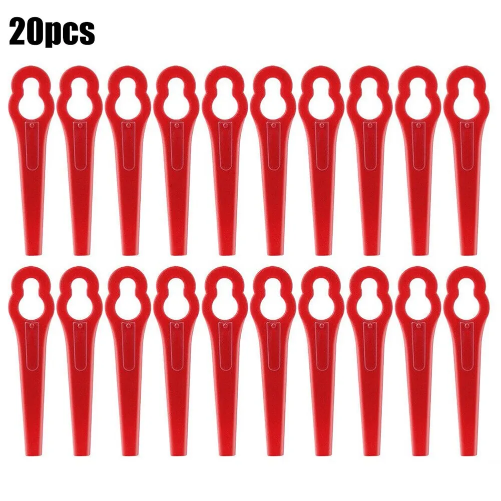 

Cutter Blades For Einhell Grass Lawn Mower Plastic Red Replace Replacement Set Trimmer 20Pcs Cordless Brand New