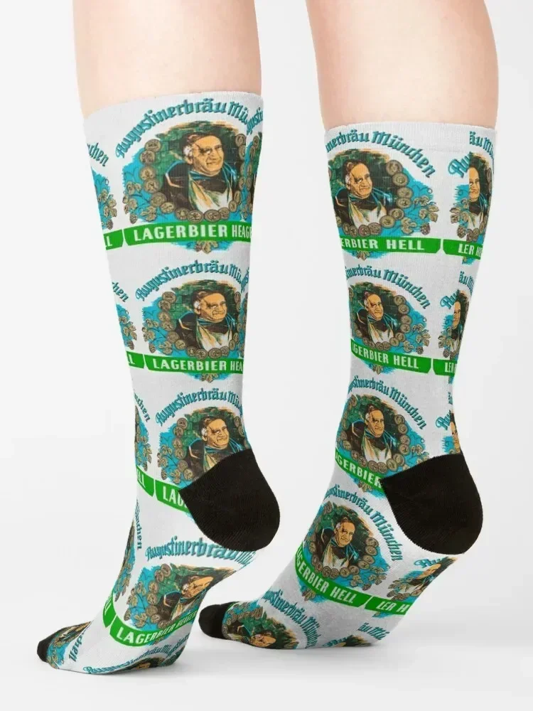 Augustiner Munich Beer...Lagerbier Hell Socks Happy Color Женские носки Мужские