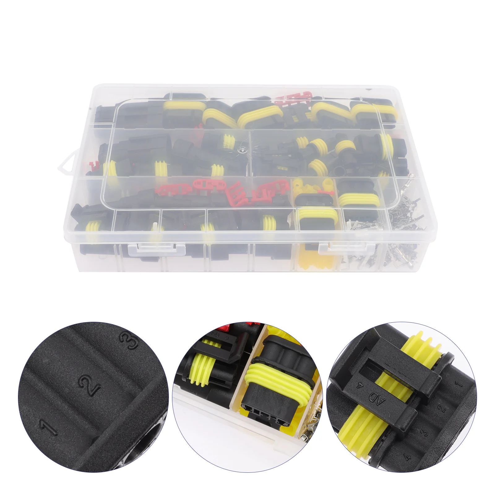 

1 Set Electrical Connectors Kit Waterproof Automotive Electrical Wiring Connector