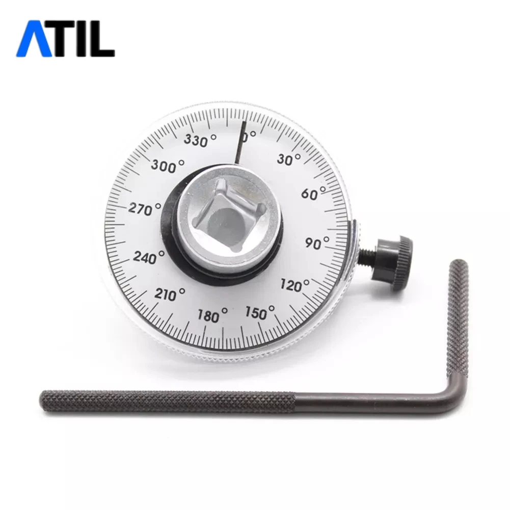 

Universal Torque Wrench 1/2 Torque Gauge Easy To Read Wrench Adjustable Garage Tool Set for Car Repair Angle Gauge Wrench Set